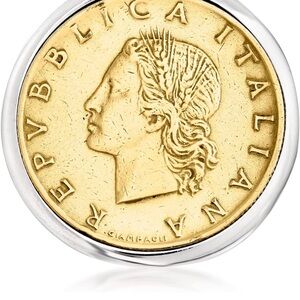 Ross-Simmons Lira Coin Ring Size 7 NWT